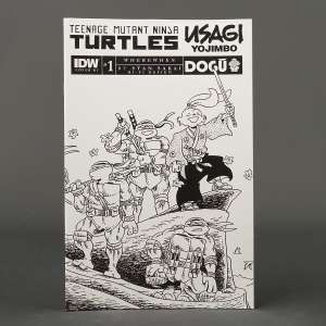 TMNT + USAGI YOJIMBO WHEREWHEN #1 Cvr E RI 1:25 IDW Comics JAN231648 1E Sakai