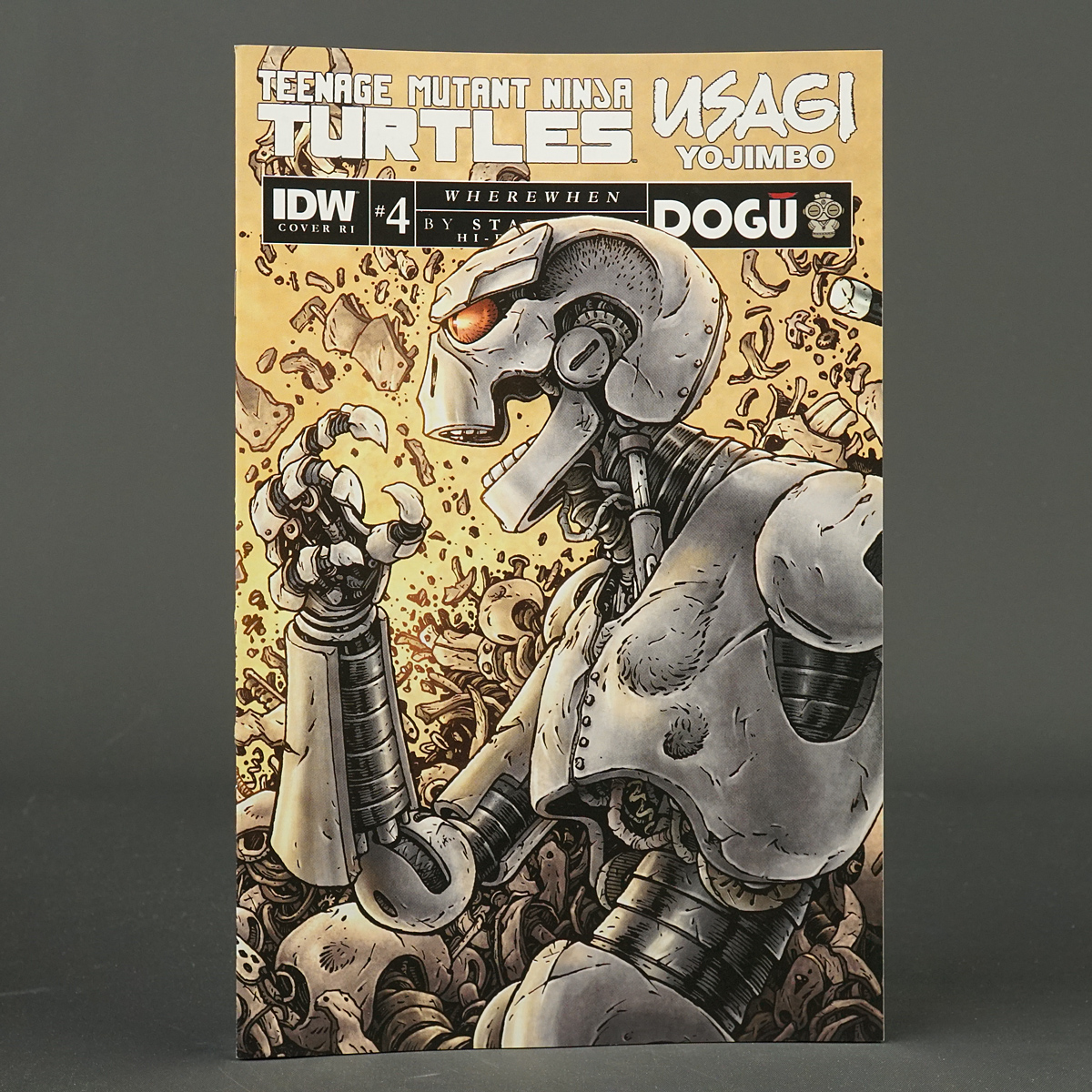 TMNT + USAGI YOJIMBO WHEREWHEN #4 Cvr E RI 1:50 IDW Comics APR231623 4E Petersen