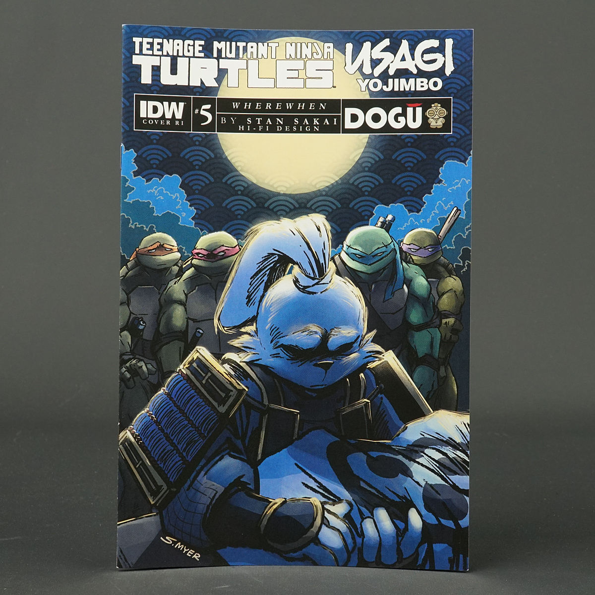 TMNT + USAGI YOJIMBO WHEREWHEN #5 Cvr C 1:10 RI IDW Comics MAY231427 5C Myer