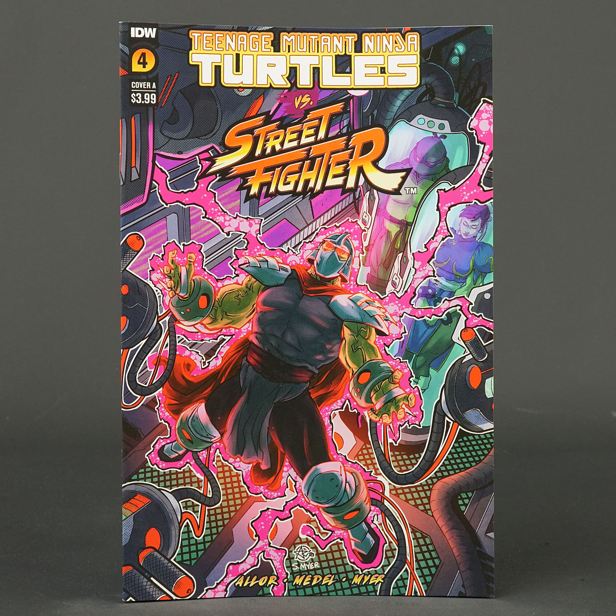 TMNT VS STREET FIGHTER #4 Cvr A IDW Comics 2023 JUN231485 4A (A/CA) Medel