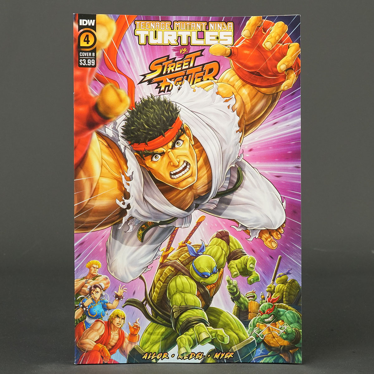 TMNT VS STREET FIGHTER #4 Cvr B IDW Comics 2023 JUN231486 4B (CA) Cardy