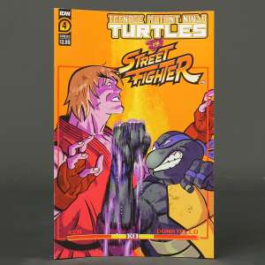 Visit shop.seibertron.com to buy "TMNT VS STREET FIGHTER #4 Cvr C IDW Comics 2023 JUN231487 4C (CA) Reilly"