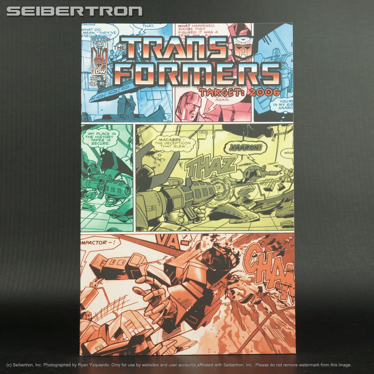 Transformers Target: 2006 #5 Cvr RI-B 1:15 IDW Comics 2007 Best UK Retro 140204A