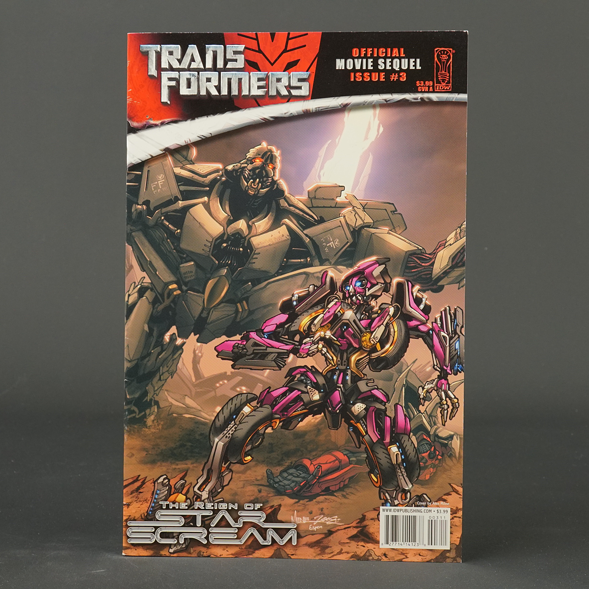 Transformers REIGN STARSCREAM #3 Cvr A IDW Comics 2008 Movie Sequel 3A 210411A