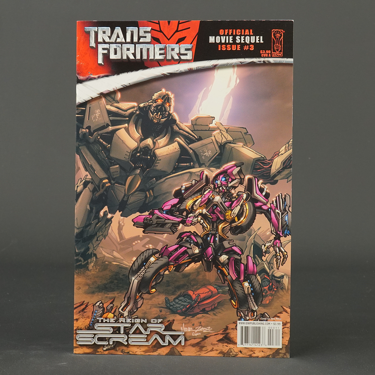 Transformers REIGN STARSCREAM #3 Cvr B IDW Comics 2008 Movie Sequel 3A 210411B