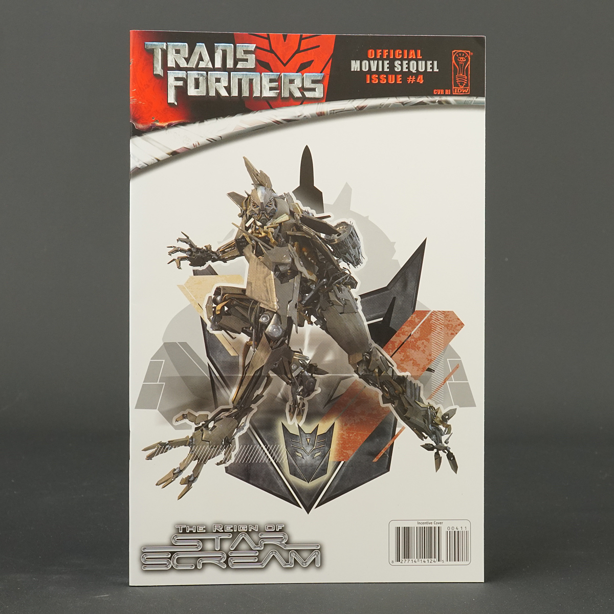 Transformers REIGN STARSCREAM #4 RI 1:10 IDW Comics Movie Sequel 4RI 230323B