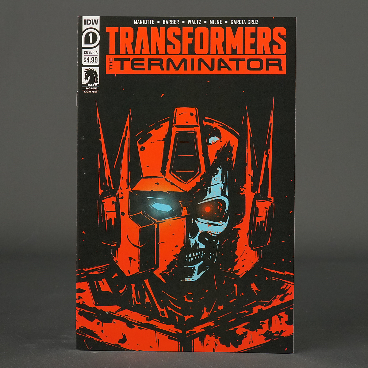 TRANSFORMERS vs TERMINATOR #1 Cvr A IDW Comics JAN200696 1A Fullerton 221222A