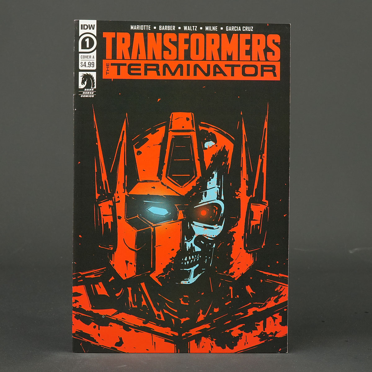 TRANSFORMERS vs TERMINATOR #1 Cvr A IDW Comics JAN200696 1A Fullerton 240427B