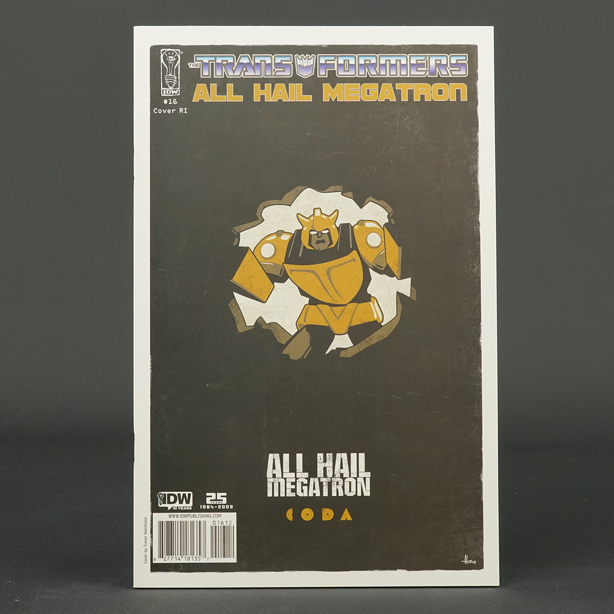 Transformers ALL HAIL MEGATRON #16 RI 1:10 IDW Comics 2009 16RI (CA) Hutchison