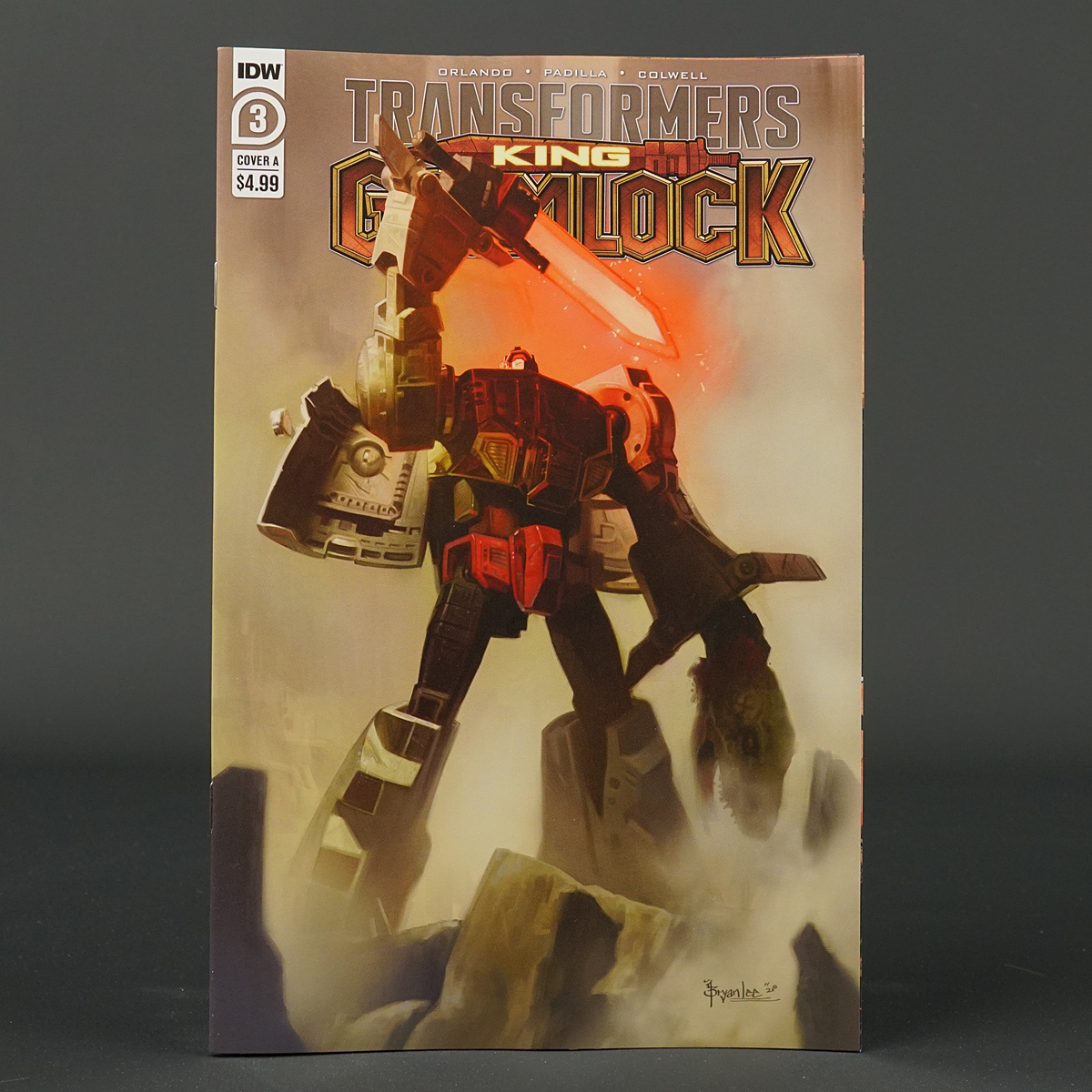 Transformers KING GRIMLOCK #3 Cvr A IDW Comics 2021 AUG210586 3A (CA) Lee