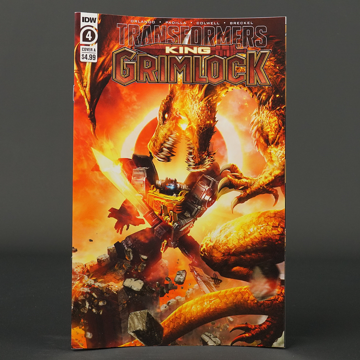 Buy "Transformers KING GRIMLOCK #4 Cvr A IDW Comics 2021 SEP210484 4A (CA) Wilkins" on SEIBERTRON-STORE