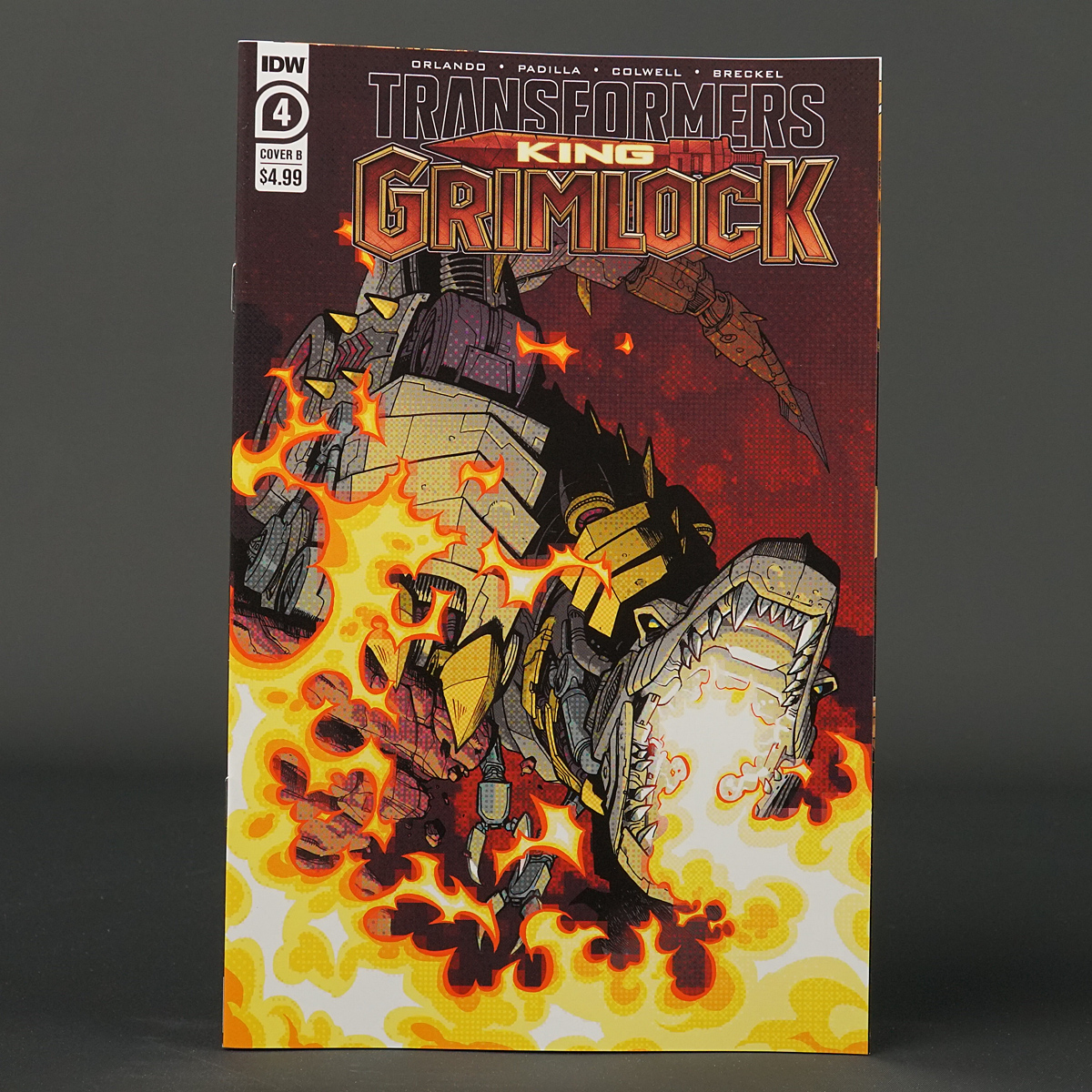 Transformers KING GRIMLOCK #4 Cvr B IDW Comics 2021 SEP210485 4B (CA) Kyriazis