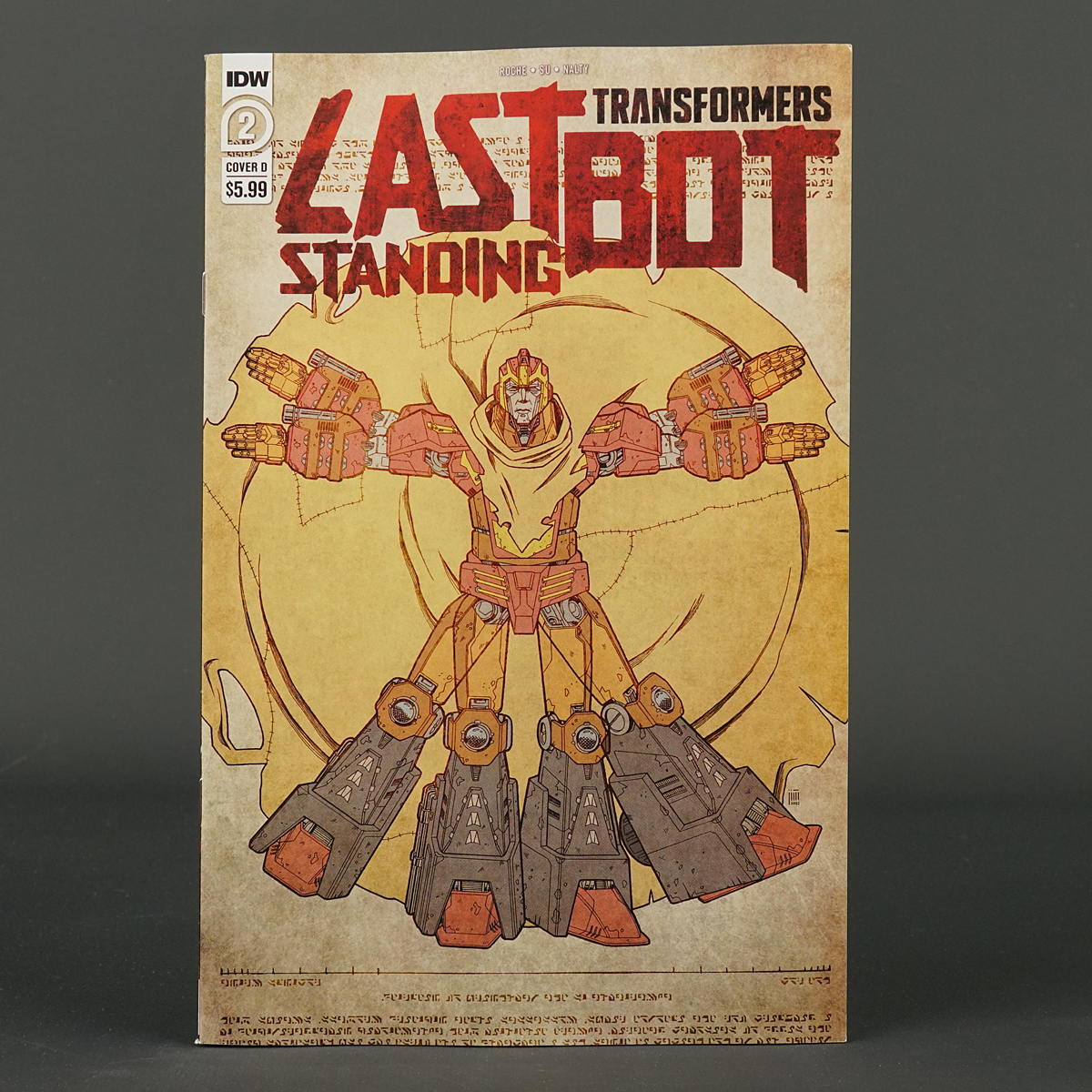 Transformers LAST BOT STANDING #2 Cvr D IDW Comics 2022 FEB228625 2D Stafford