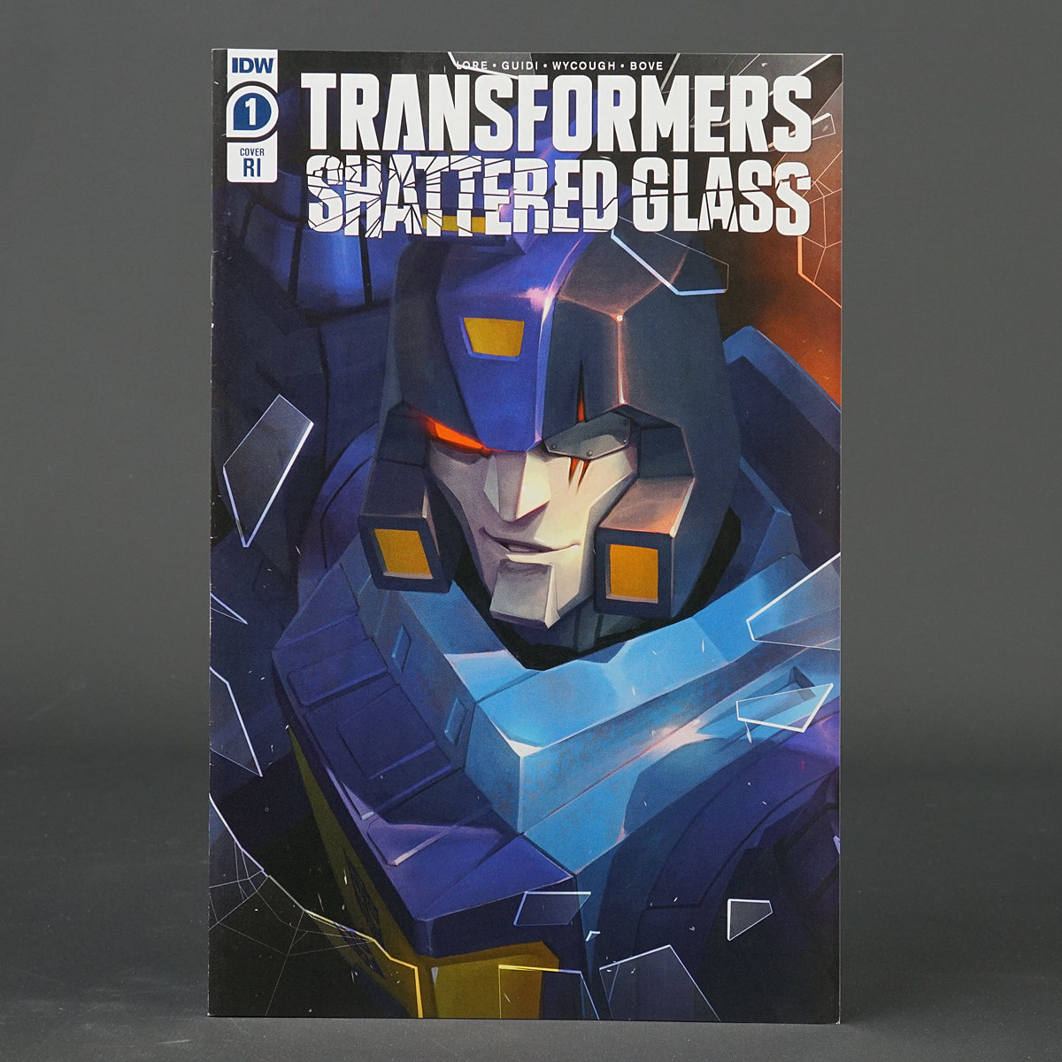 Transformers SHATTERED GLASS #1 RI 1:10 IDW Comics 2021 1RI (CA) Milne 230305D