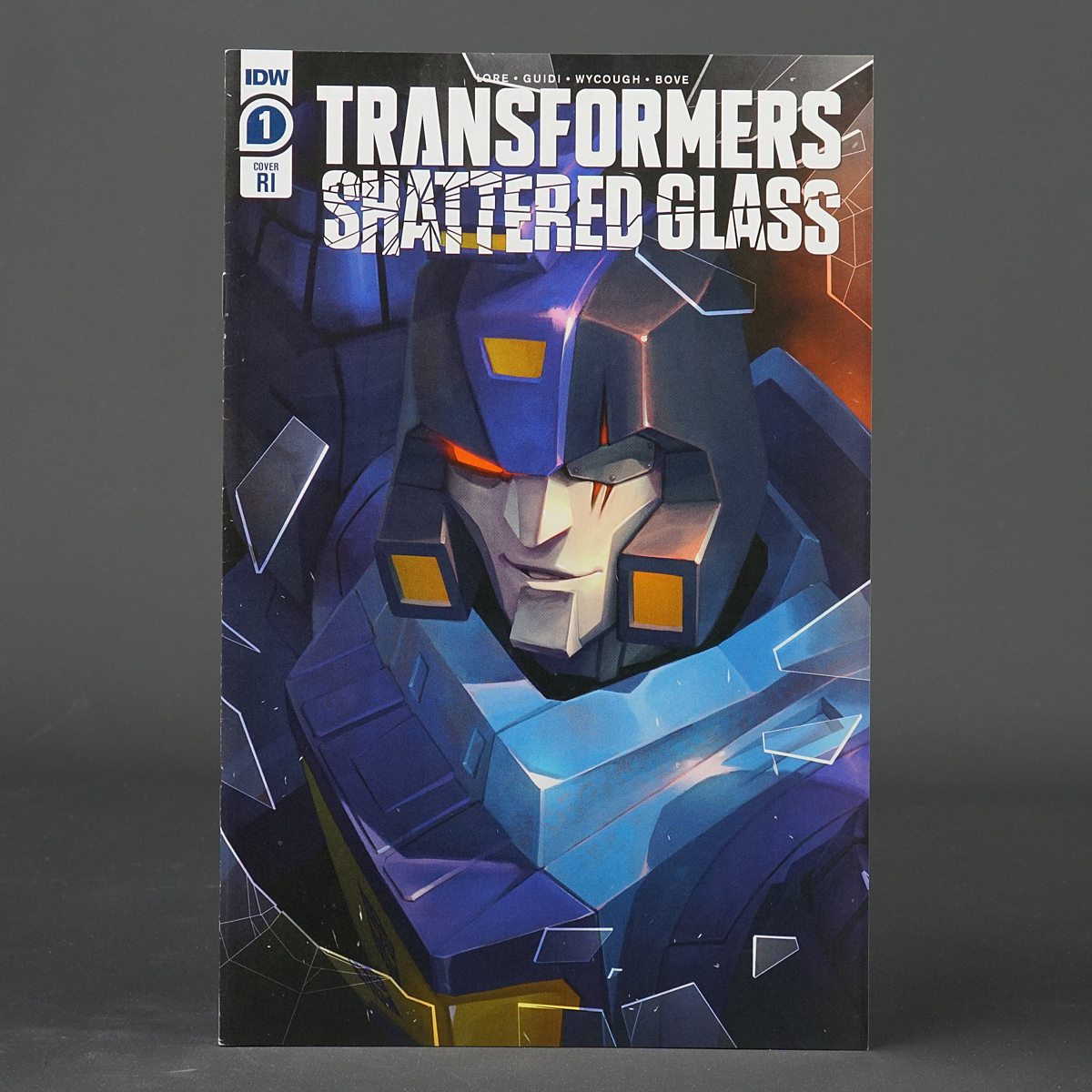 Transformers SHATTERED GLASS #1 RI 1:10 IDW Comics 2021 1RI (CA) Milne 230305E