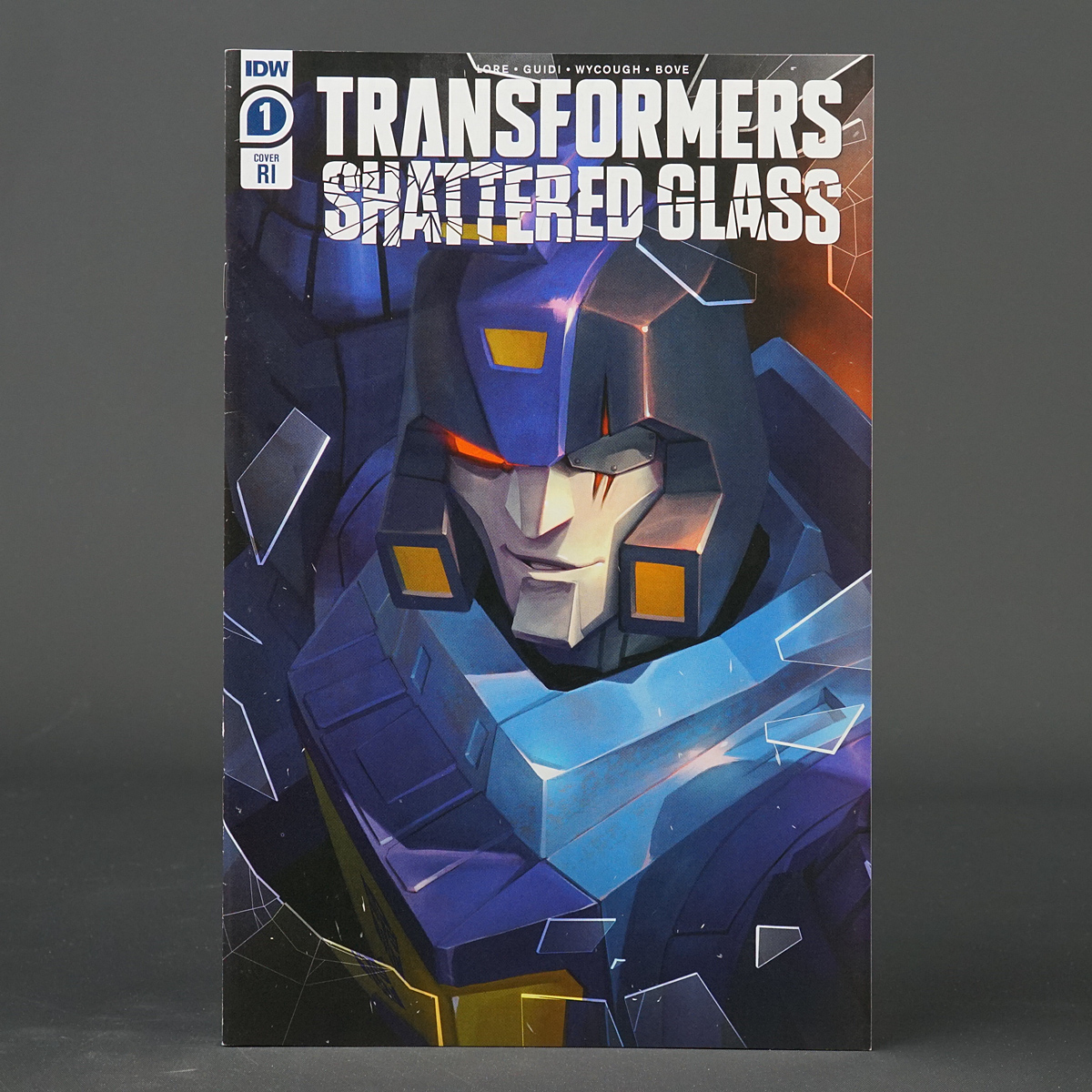 Transformers SHATTERED GLASS #1 RI 1:10 IDW Comics 2021 1RI (CA) Milne 230305F