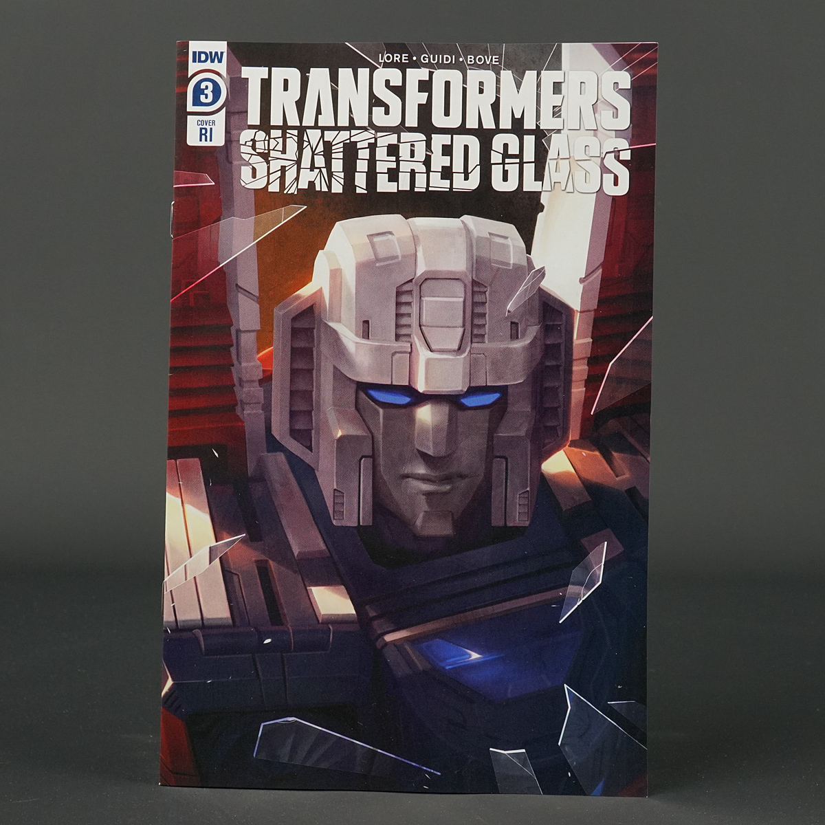 Transformers SHATTERED GLASS #3 RI 1:10 IDW Comics 2021 AUG210591 3RI (CA) Sara