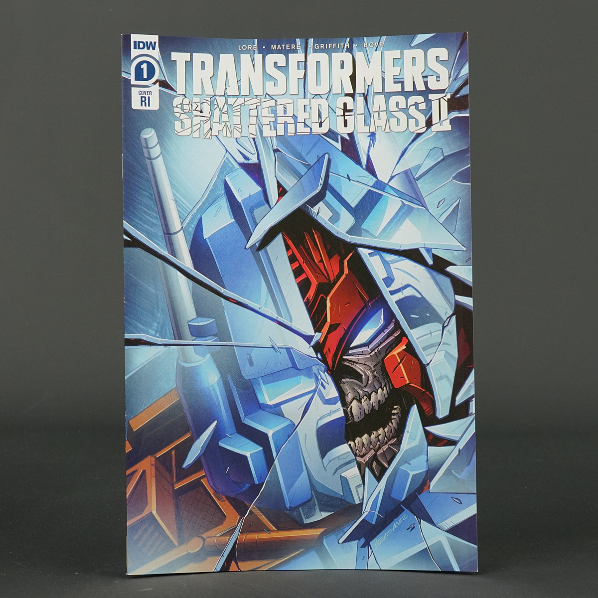 Transformers SHATTERED GLASS II #1 RI 1:10 IDW Comics 2022 JUN221672 1RI