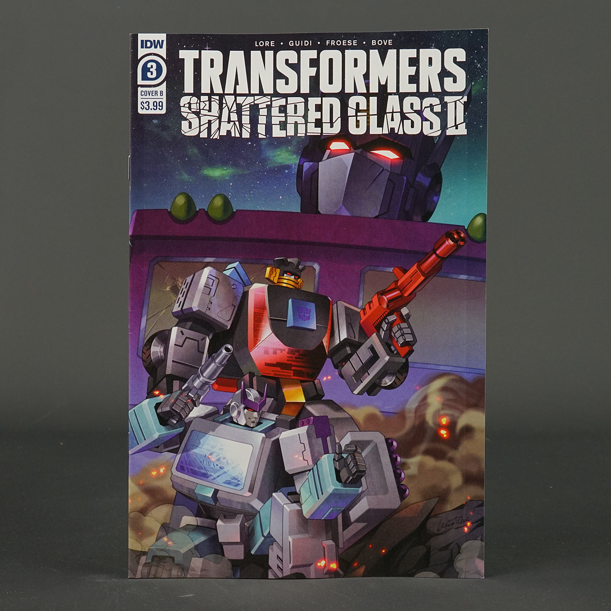 Transformers SHATTERED GLASS II #3 Cvr B IDW Comics 2022 AUG221575 3B (CA) Gao