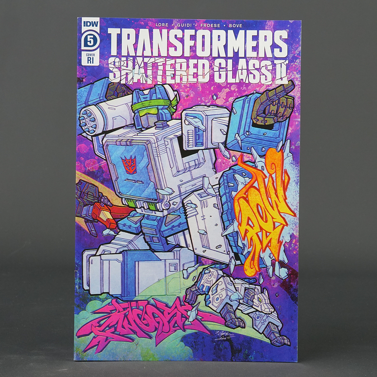 Transformers SHATTERED GLASS II #5 RI 1:10 IDW Comics 5RI (CA) Maher 230301B