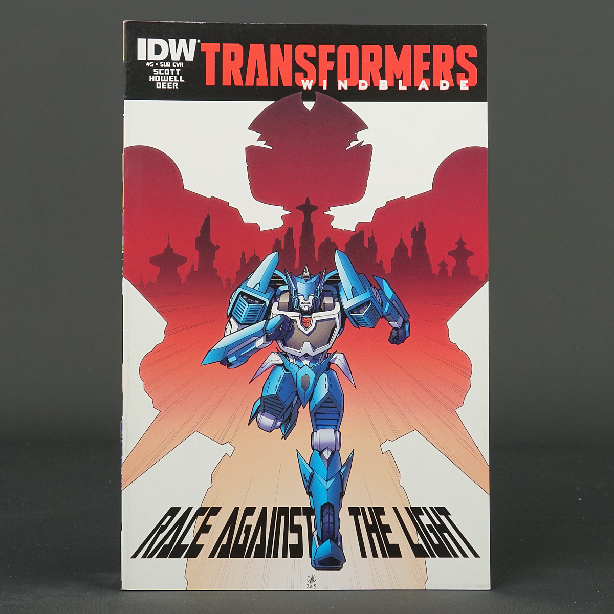 Transformers WINDBLADE #5 sub Vol 2 IDW Comics 2015 (CA) Coller 220709A