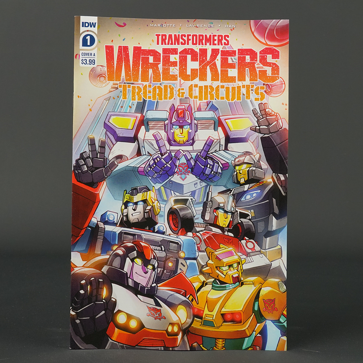 Transformers Wreckers TREAD & CIRCUITS #1 Cvr A IDW Comics 2021 AUG210537 1A