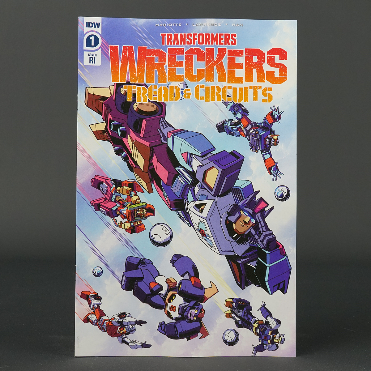Transformers Wreckers TREAD & CIRCUITS #1 RI 1:10 IDW Comics 2021 AUG210539 1RI