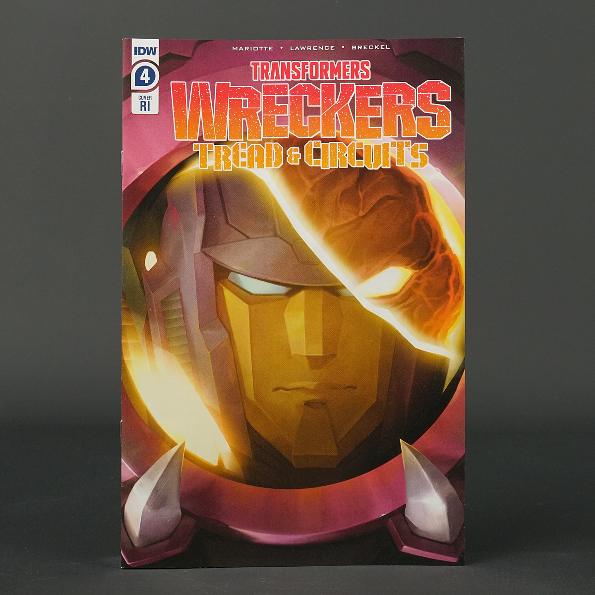 Transformers Wreckers TREAD & CIRCUITS #4 RI 1:10 IDW Comics 2022 4RI