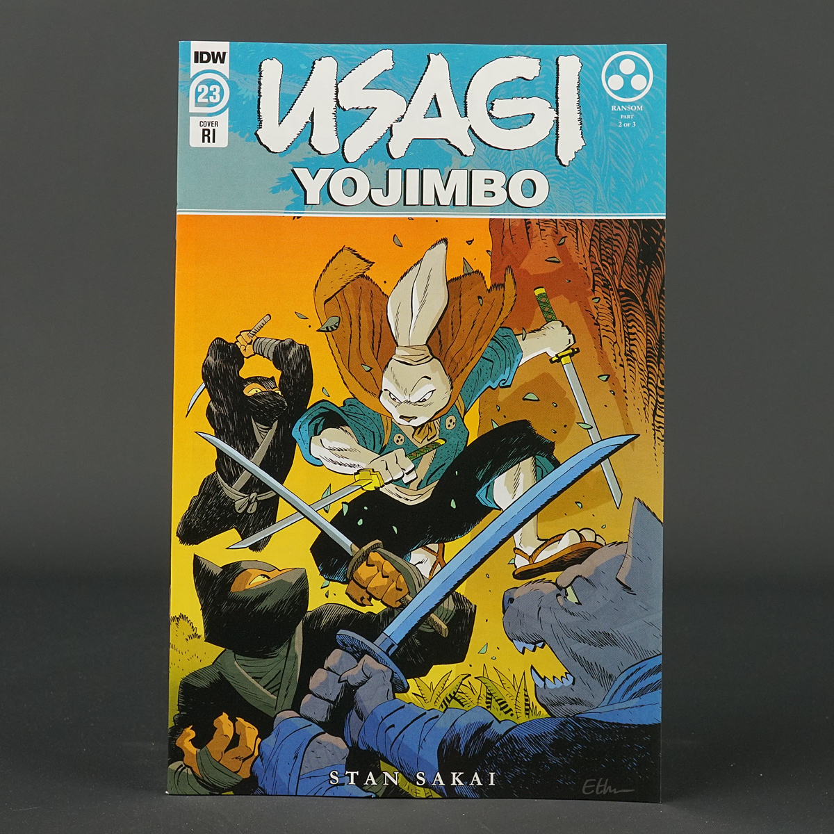 USAGI YOJIMBO #23 RI 1:10 IDW Comics 2021 AUG210594 23RI (W/A) Sakai (CA) Young