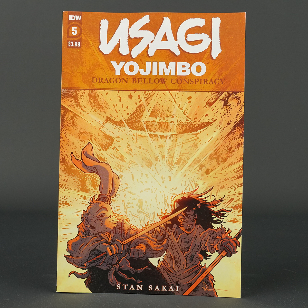 Usagi Yojimbo DRAGON BELLOW CONSPIRACY #5 IDW Comics 2021 AUG210595 (CA)Petersen