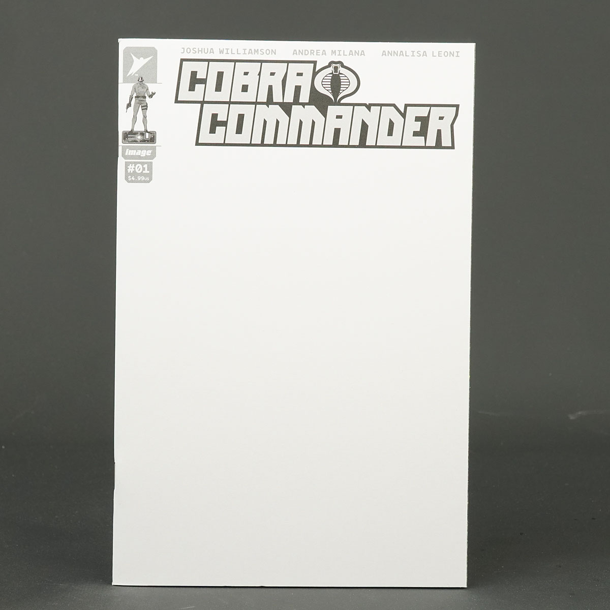 COBRA COMMANDER #1 Cvr G Image Comics 2024 1G 1123IM203 Blank Sketch 240415A