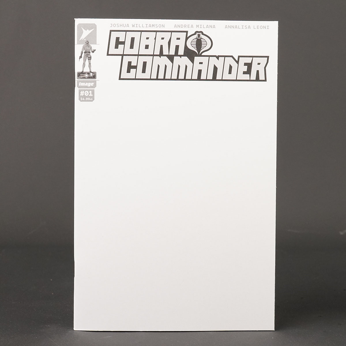 COBRA COMMANDER #1 Cvr G Image Comics 2024 1G 1123IM203 (CA) Blank Sketch