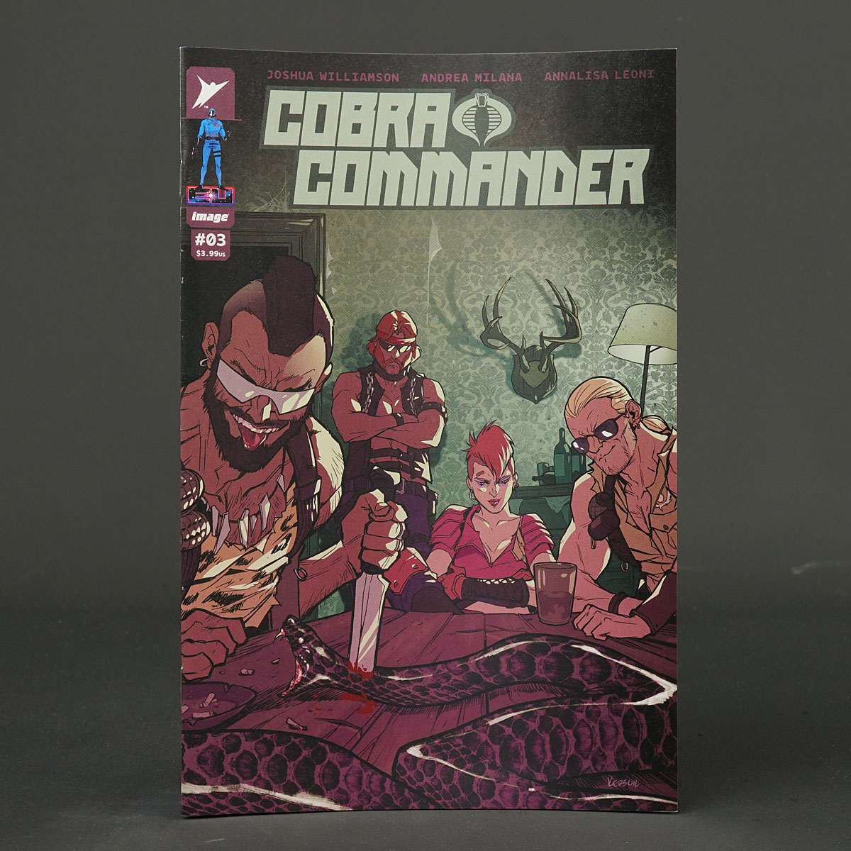 COBRA COMMANDER #3 Cvr E 1:50 Image Comics 2024 3E 0124IM242 (CA) Kerschl (A) Milana + Leoni (W) Williamson