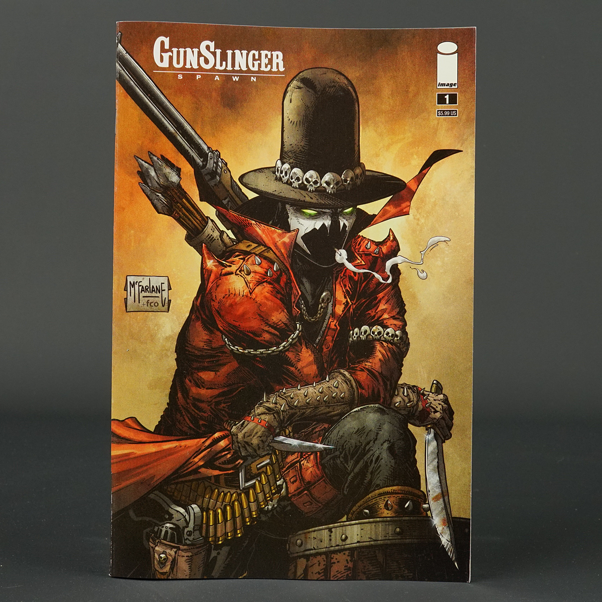 GUNSLINGER SPAWN #1 Cvr B Image Comics 2021 AUG210014 1B (CA) McFarlane