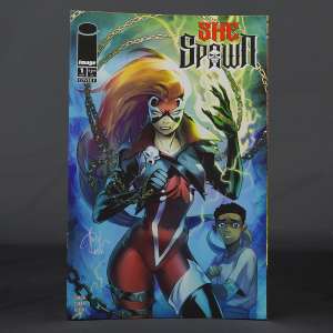 Visit shop.seibertron.com to buy "SHE-SPAWN #1 Cvr F Image Comics 2026 0326IM8009 1F (CA) Andolfo (W) Simone"