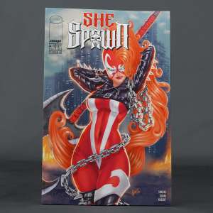 Visit shop.seibertron.com to buy "SHE-SPAWN #4 Cvr B Image Comics 2026 0626IM0405 4B (CA) Harrigan (W) Simone"