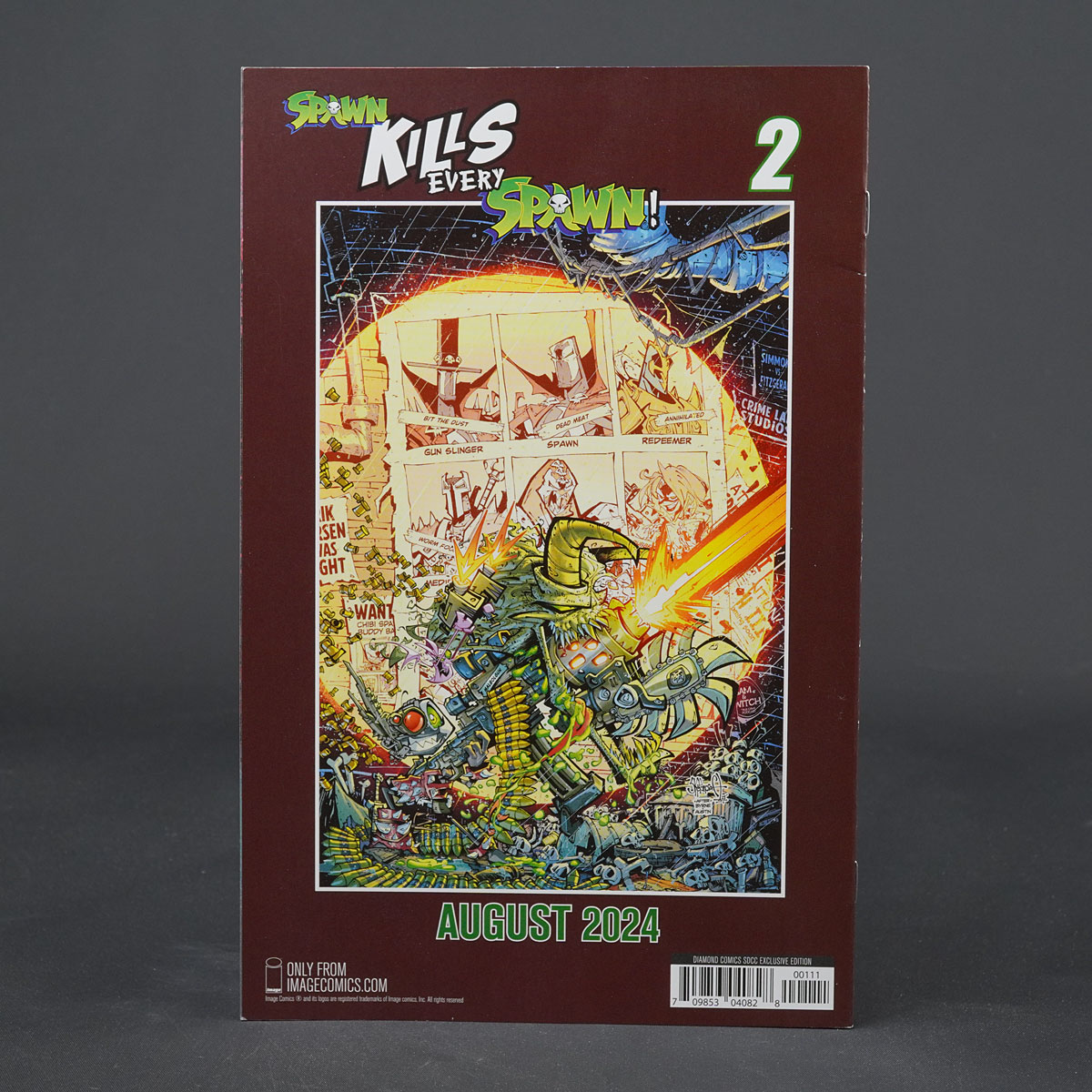 SPAWN KILLS EVERY SPAWN #1 PX B&W Image Comics 2024 1PX SDCC APR248946 ...