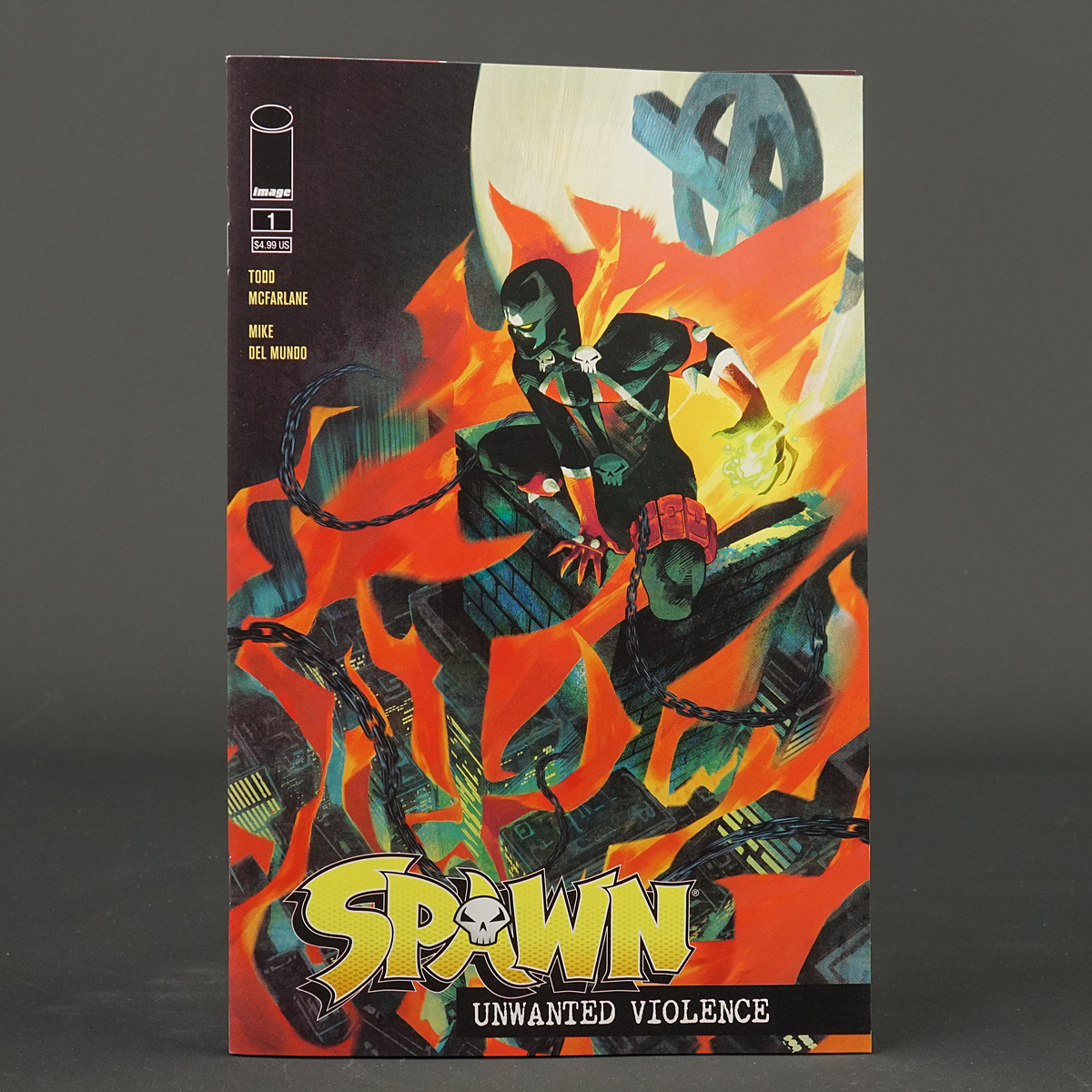 Spawn UNWANTED VIOLENCE #1 Cvr A Image Comics 2023 NOV220029 1A (A/CA) Del Mundo