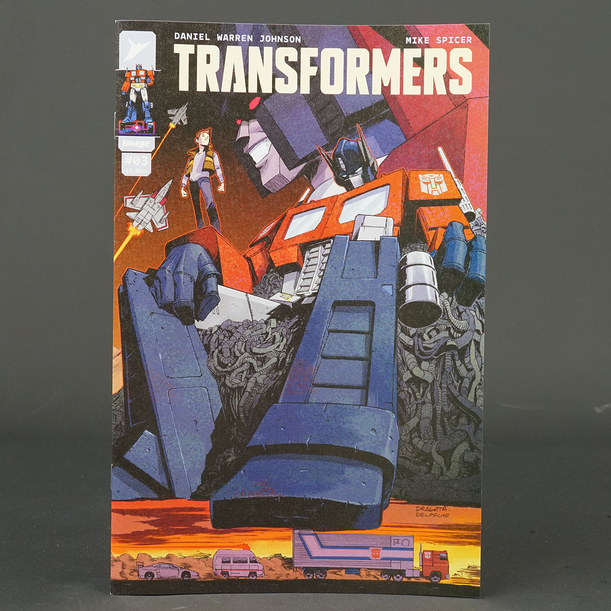 TRANSFORMERS #3 Cvr E 1:50 Image Comics 2023 1023IM389 3E (CA) Dragotta