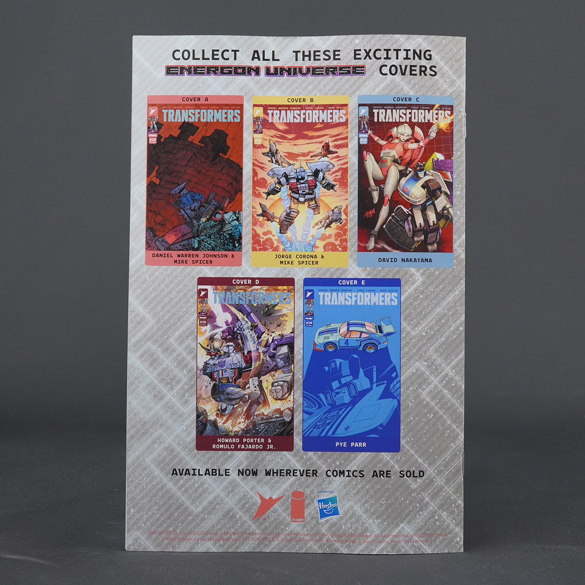 TRANSFORMERS #20 Cvr B Image Comics 2025 Skybound 0325IM371 20B