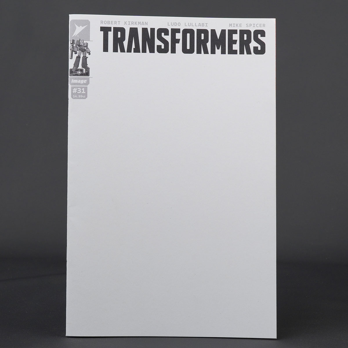 TRANSFORMERS #31 Cvr G Blank Sketch Image Comics 2026 0226IM0469 31G (W) Kirkman