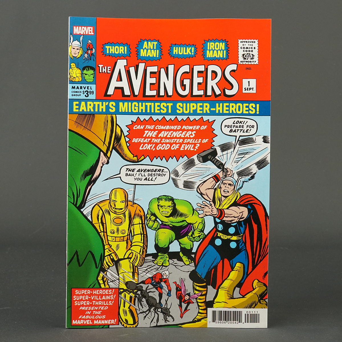 AVENGERS #1 Facsimile Ed Marvel Comics 2023 MAR230608 (W) Lee (A/CA) Kirby