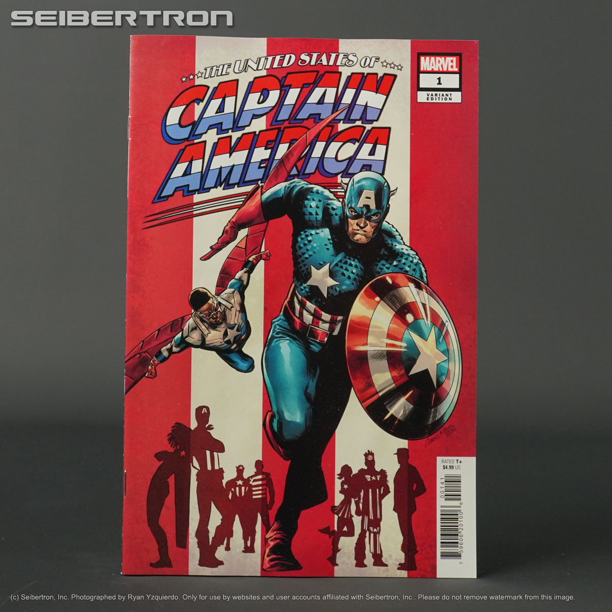 UNITED STATES CAPTAIN AMERICA #1 var 1:50 Marvel Comics 2021 APR210843 (CA) Carnero (W) Trujillo + Cantwell (A) Eaglesham + Bazaldua