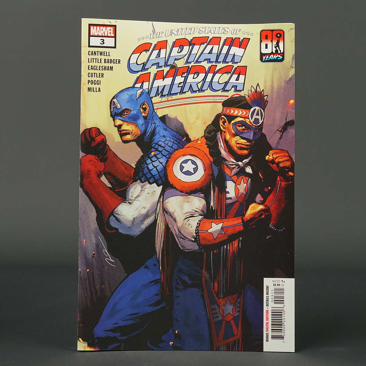 UNITED STATES CAPTAIN AMERICA #3 Marvel Comics 2021 JUN210696 (CA) Parel