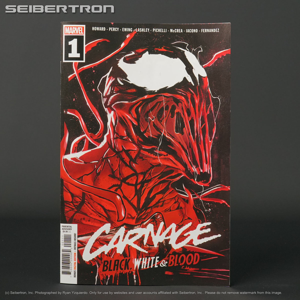 Carnage BLACK WHITE BLOOD #1 (of 4) Marvel Comics 2021 JAN210599 (CA) Pichelli