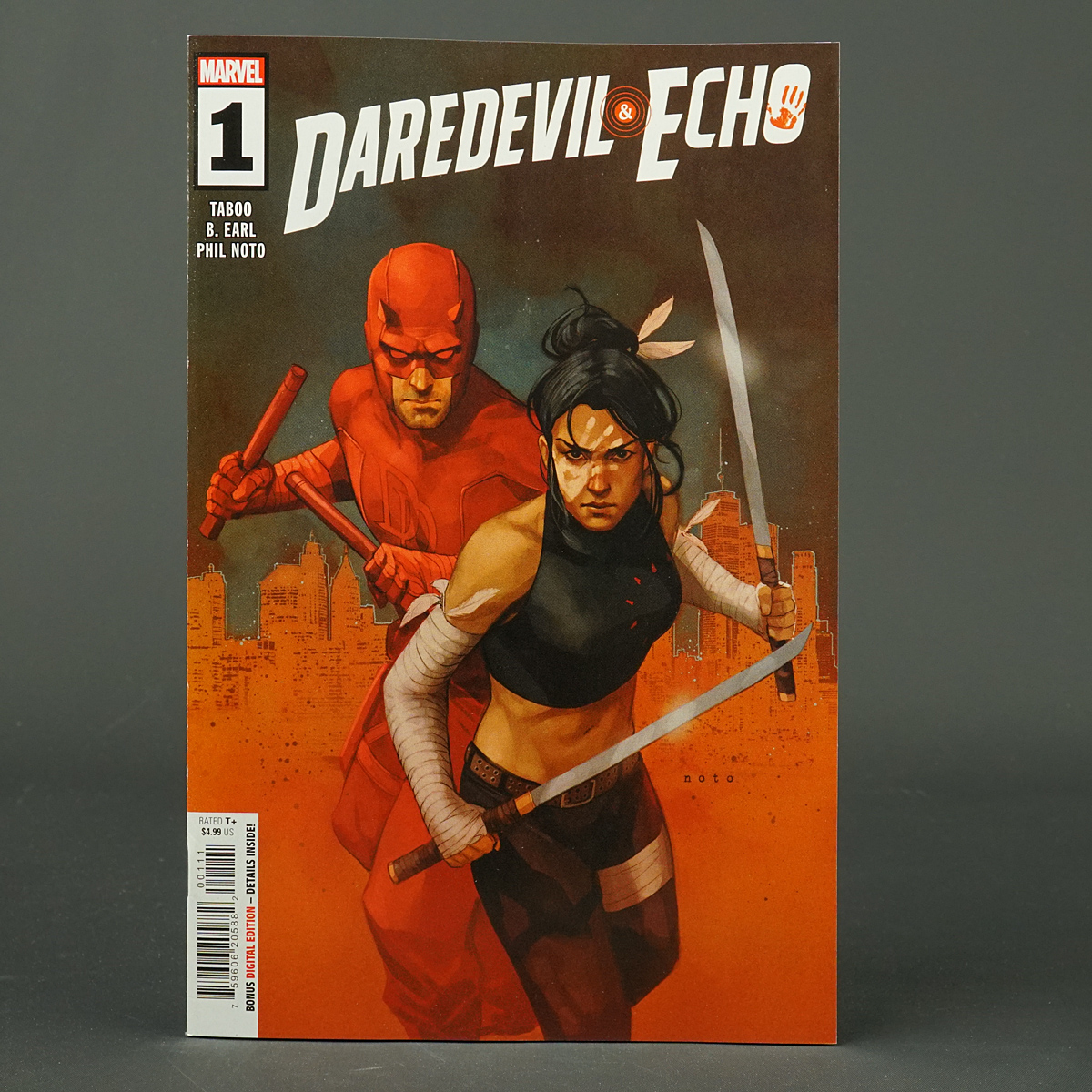 DAREDEVIL + ECHO #1 Marvel Comics 2023 MAR230719 (A/CA) Noto (W) Taboo + B Earl