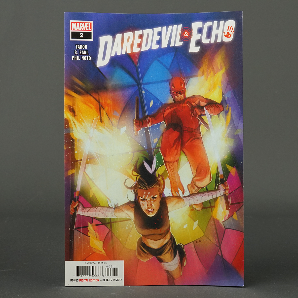DAREDEVIL + ECHO #2 Marvel Comics 2023 APR230730 (A/CA) Noto (W) Taboo + B Earl