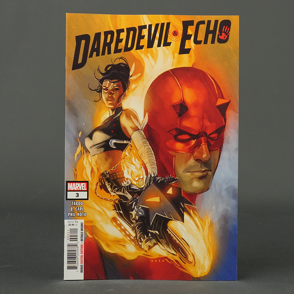 DAREDEVIL + ECHO #3 Marvel Comics 2023 MAY230923 (A/CA) Noto (W) Taboo + B Earl