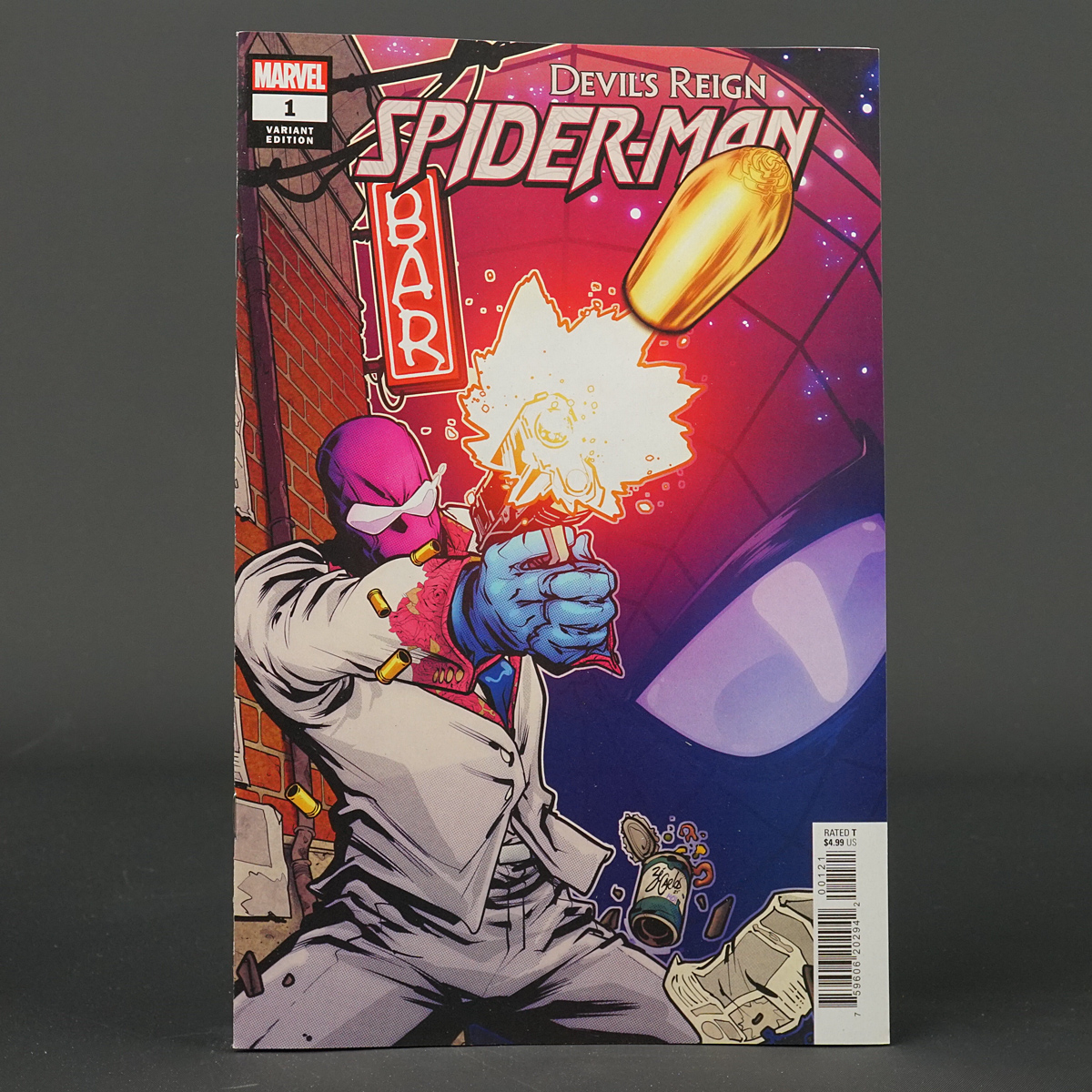 DEVILS REIGN SPIDER-MAN #1 var Marvel Comics 2022 DEC210917 (CA) Carlos
