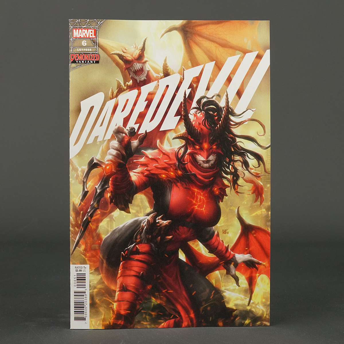 DAREDEVIL #6 var Demonized Marvel Comics 2022 OCT220960 (W) Zdarsky (CA) Lim